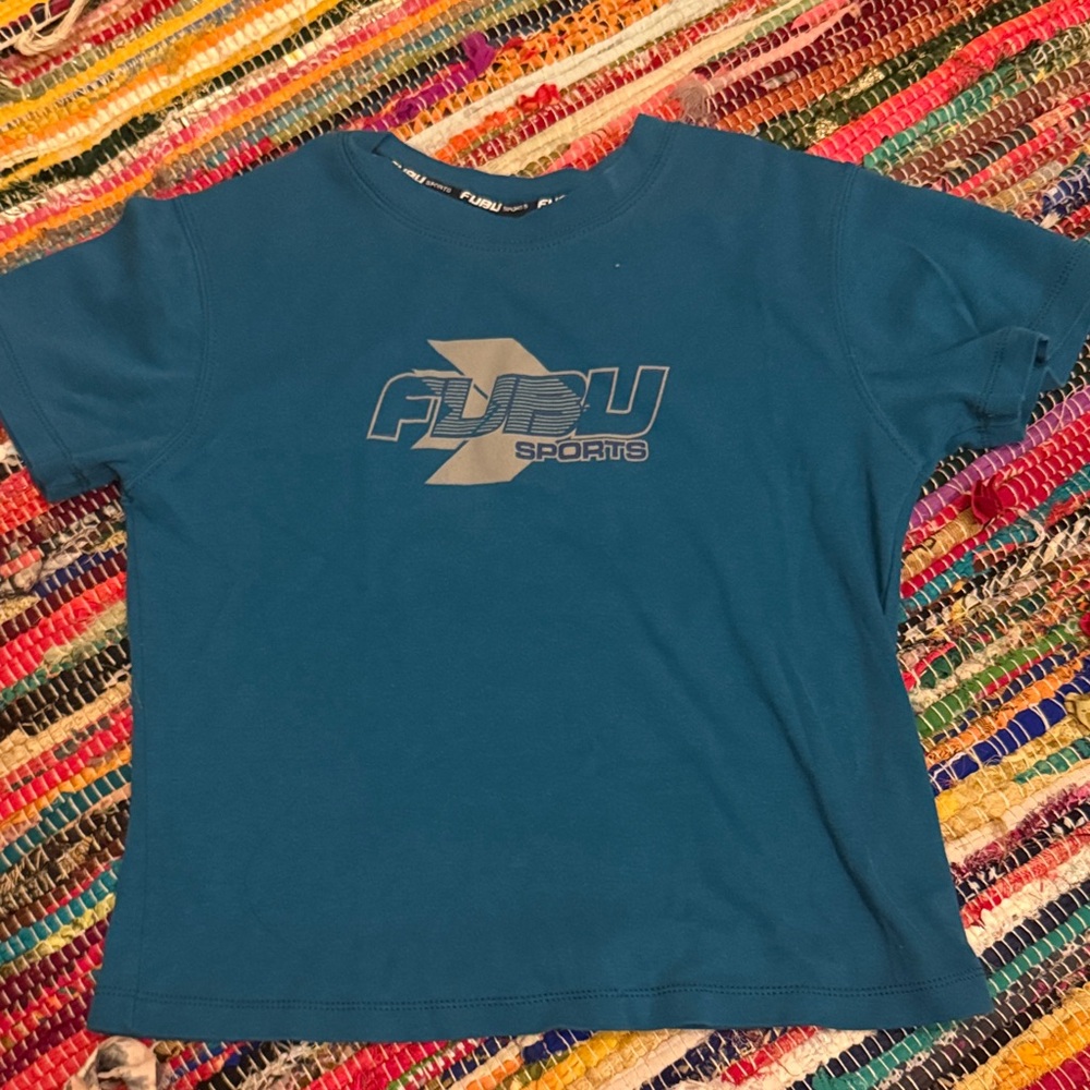 FUBU Sports Teal Kids Tee